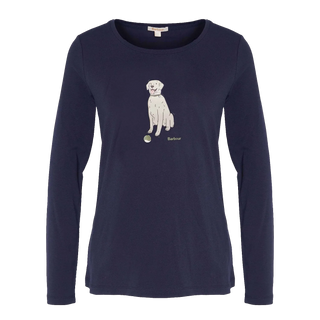 Barbour Hendley Graphic Majica z dolgimi rokavi