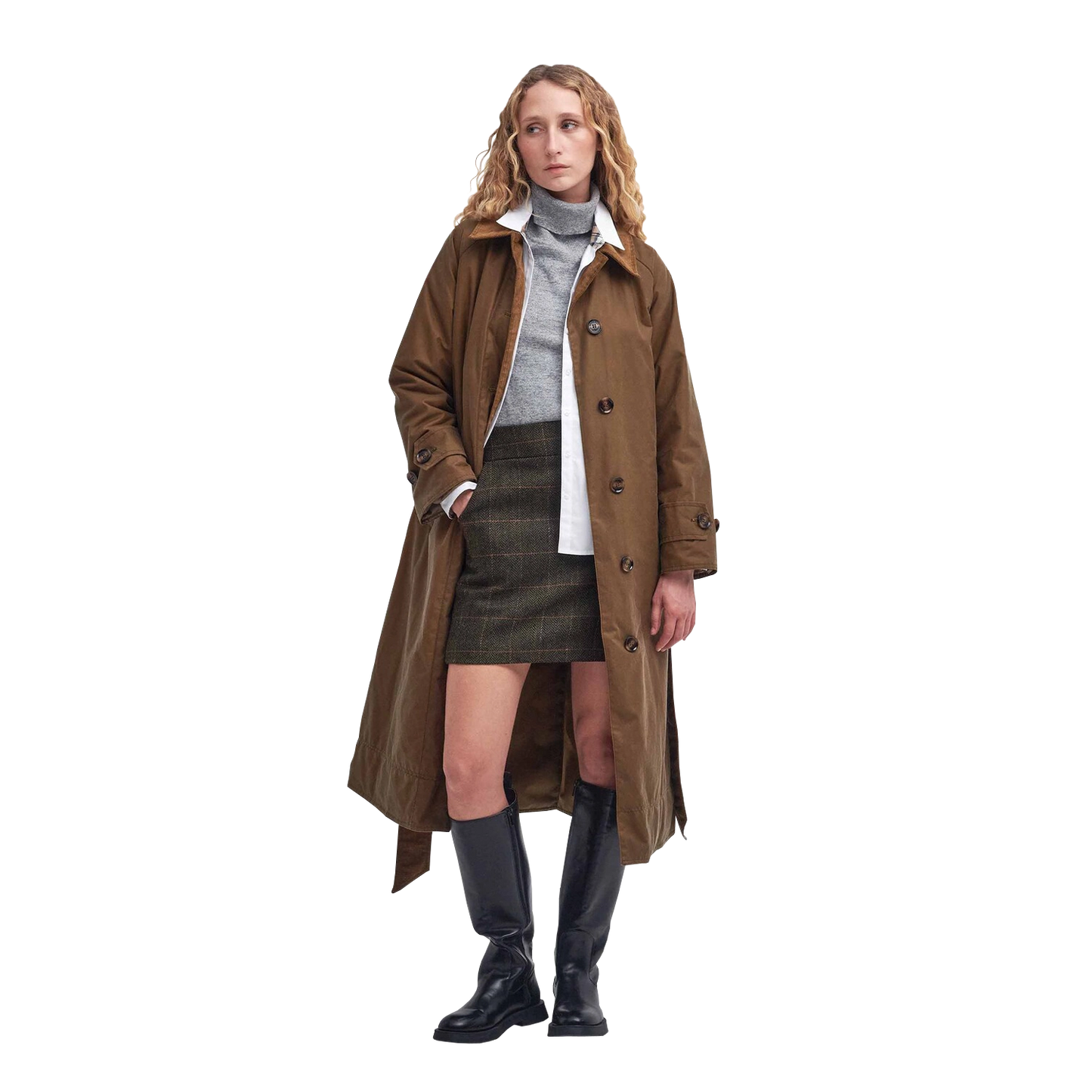 Barbour Marianne Waxed Trench Coat