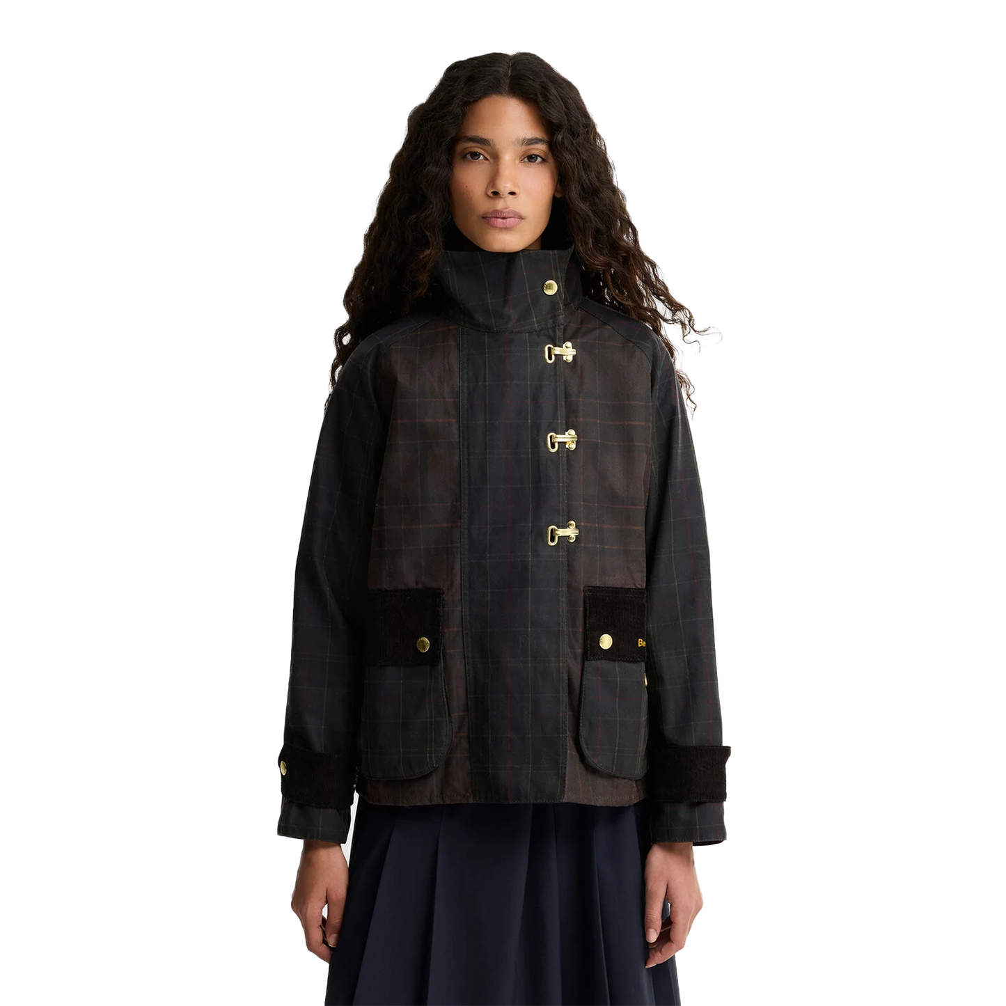Barbour Hazelwood Checked Wax Jacket