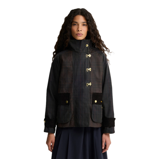 Barbour Hazelwood Checked Wax Jacket