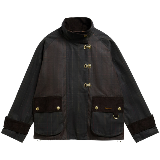 Barbour Hazelwood Checked Wax Jacket