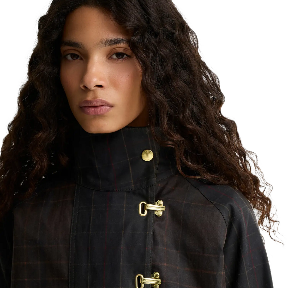 Barbour Hazelwood Checked Wax Jacket