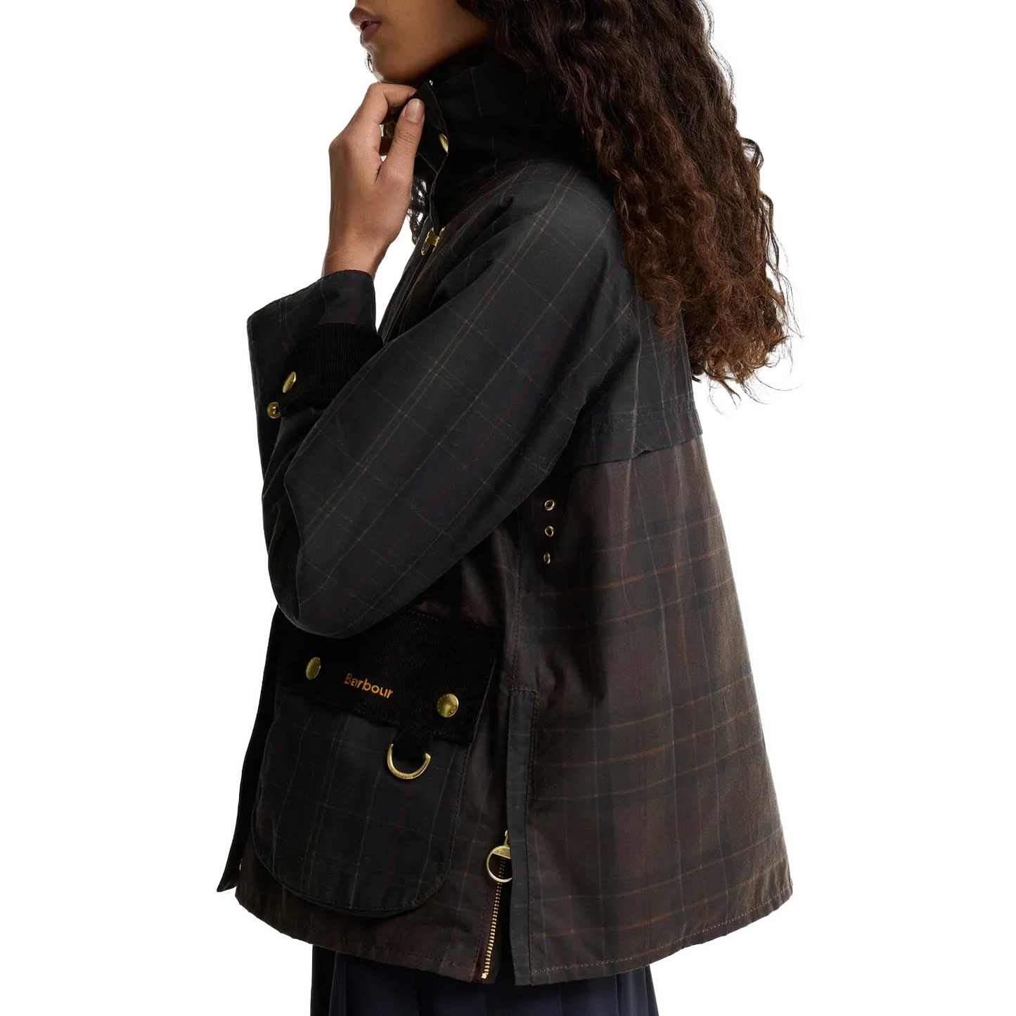 Barbour Hazelwood Checked Wax Jacket