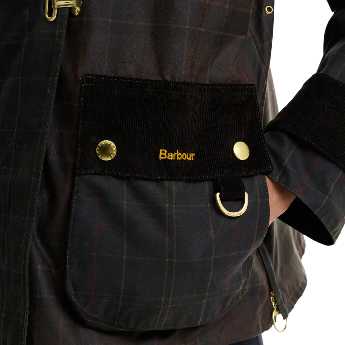 Barbour Hazelwood Checked Wax Jacket