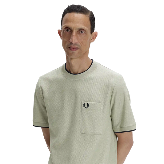 Fred Perry Pocket Details Pique T-Shirt