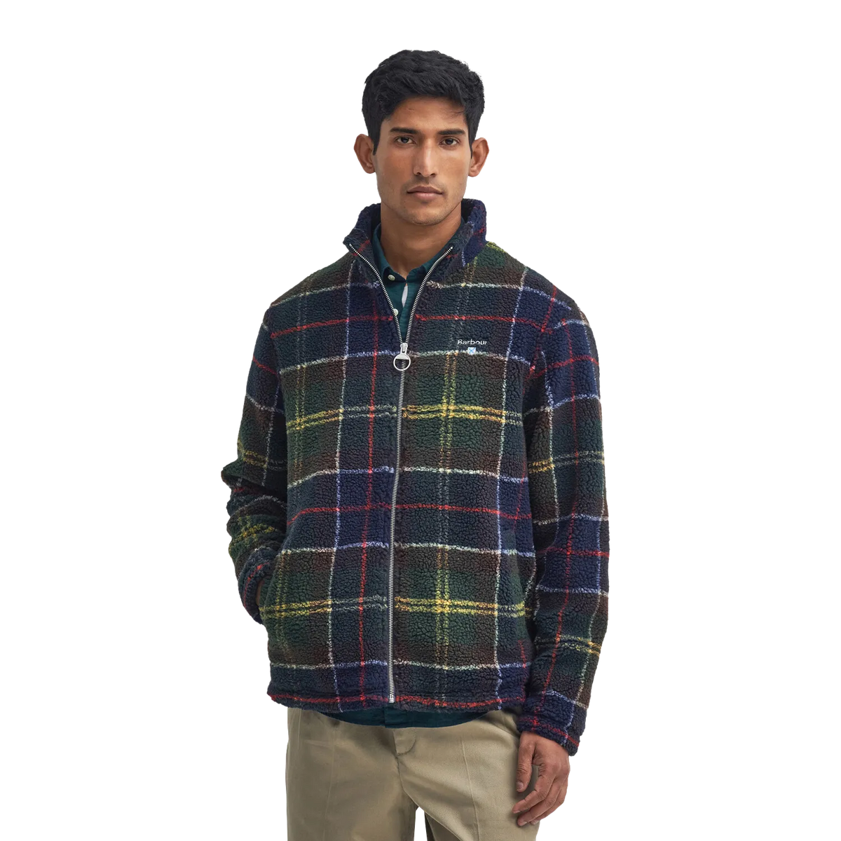 Barbour Tartan Sherpa Fleece