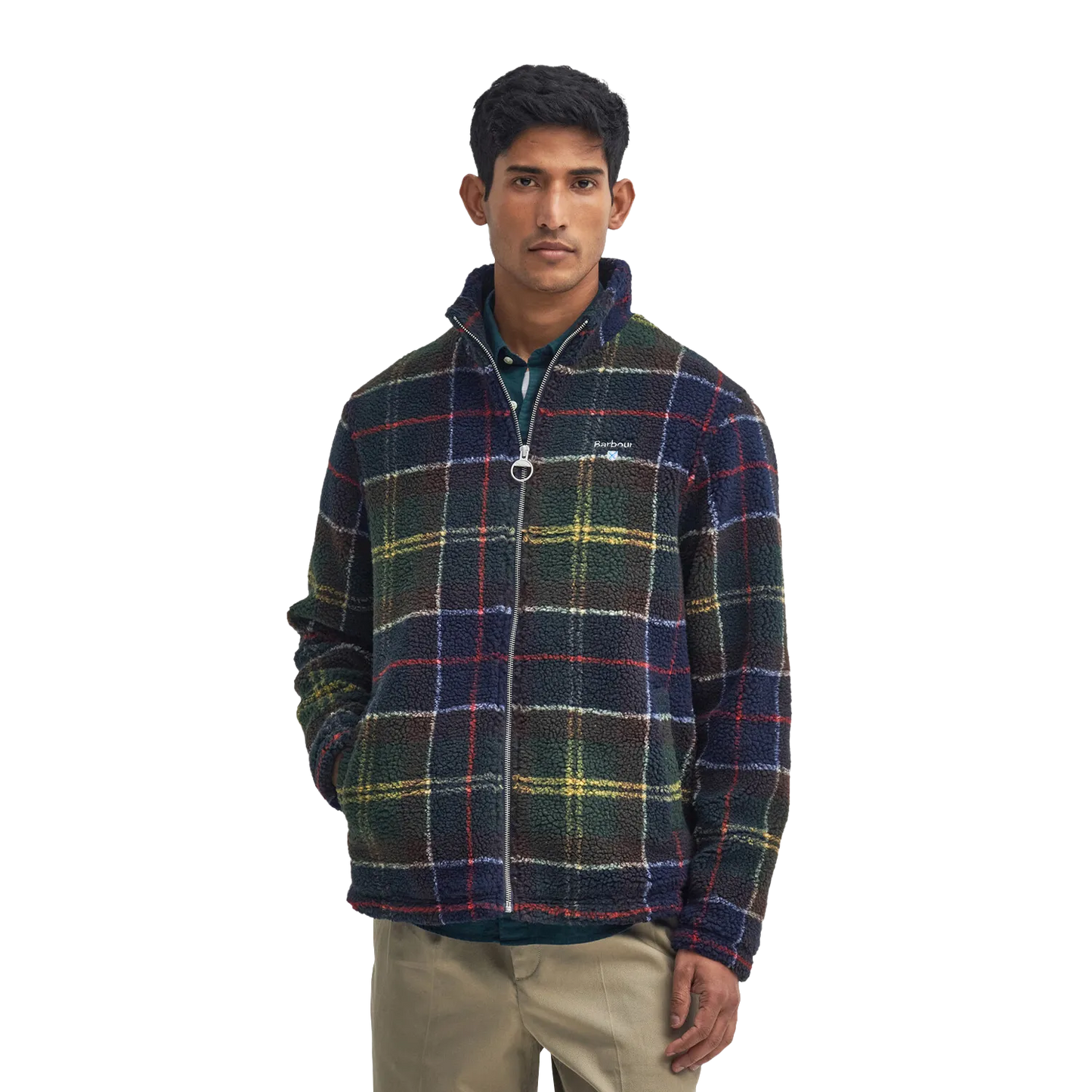 Barbour Tartan Sherpa Fleece
