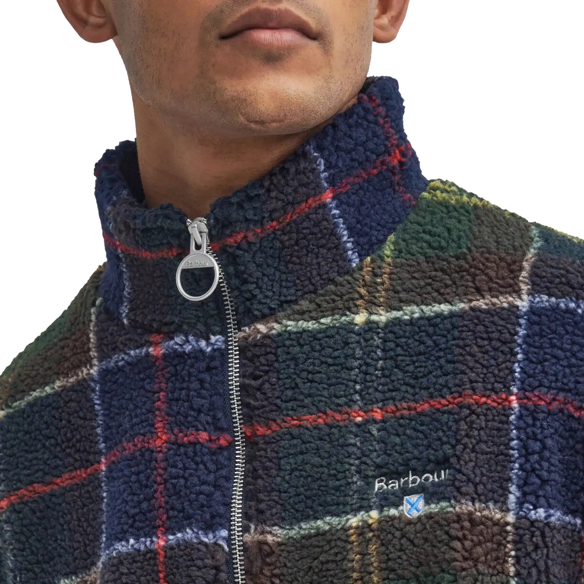 Barbour Tartan Sherpa Fleece