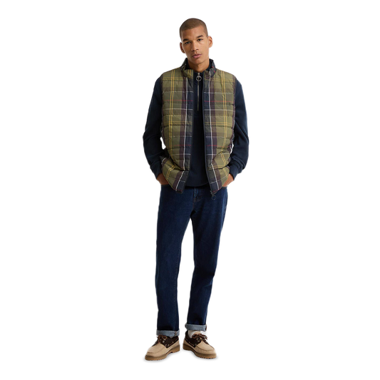 Barbour Reversible Tartan Puffer Gilet