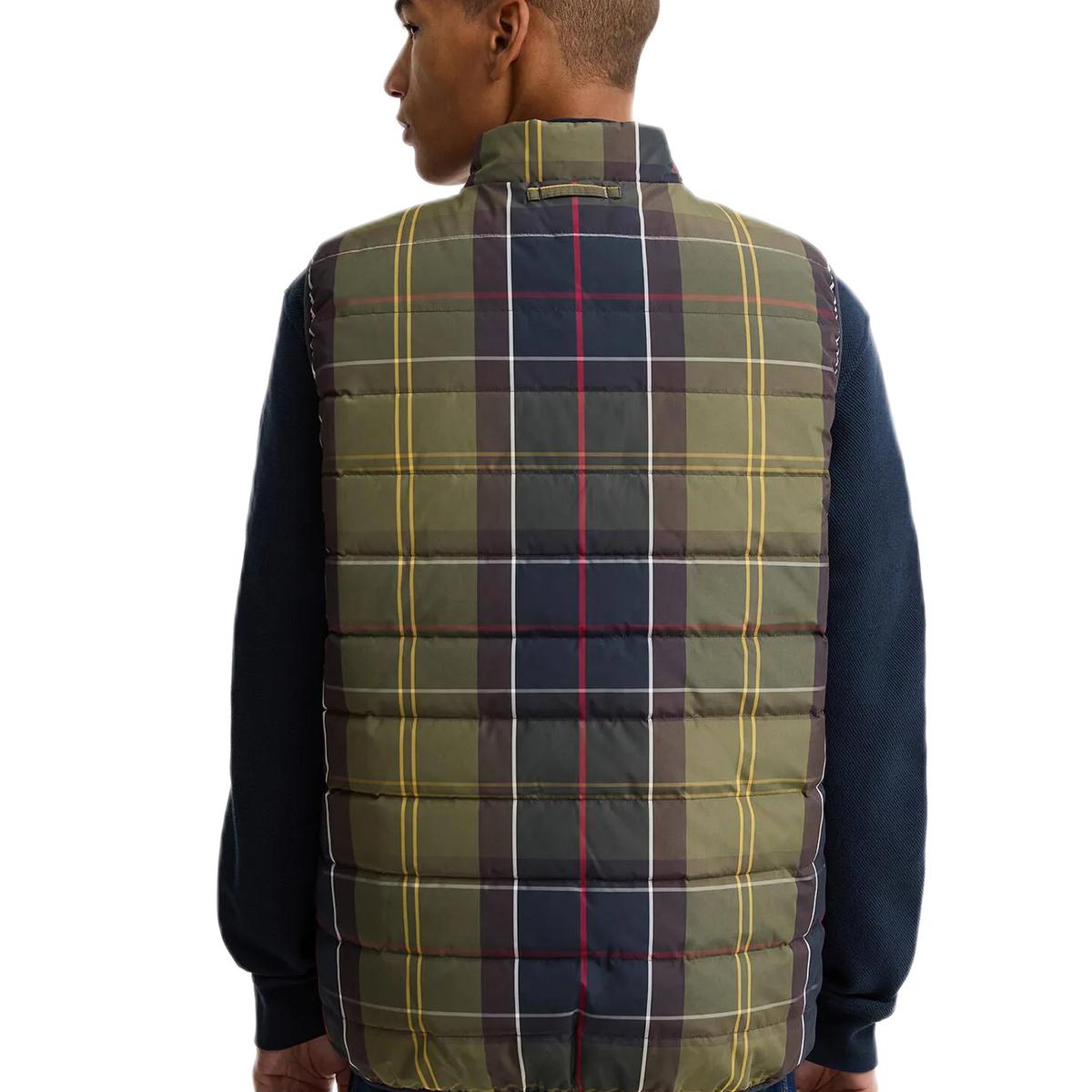 Barbour Reversible Tartan Puffer Brezrokavnik