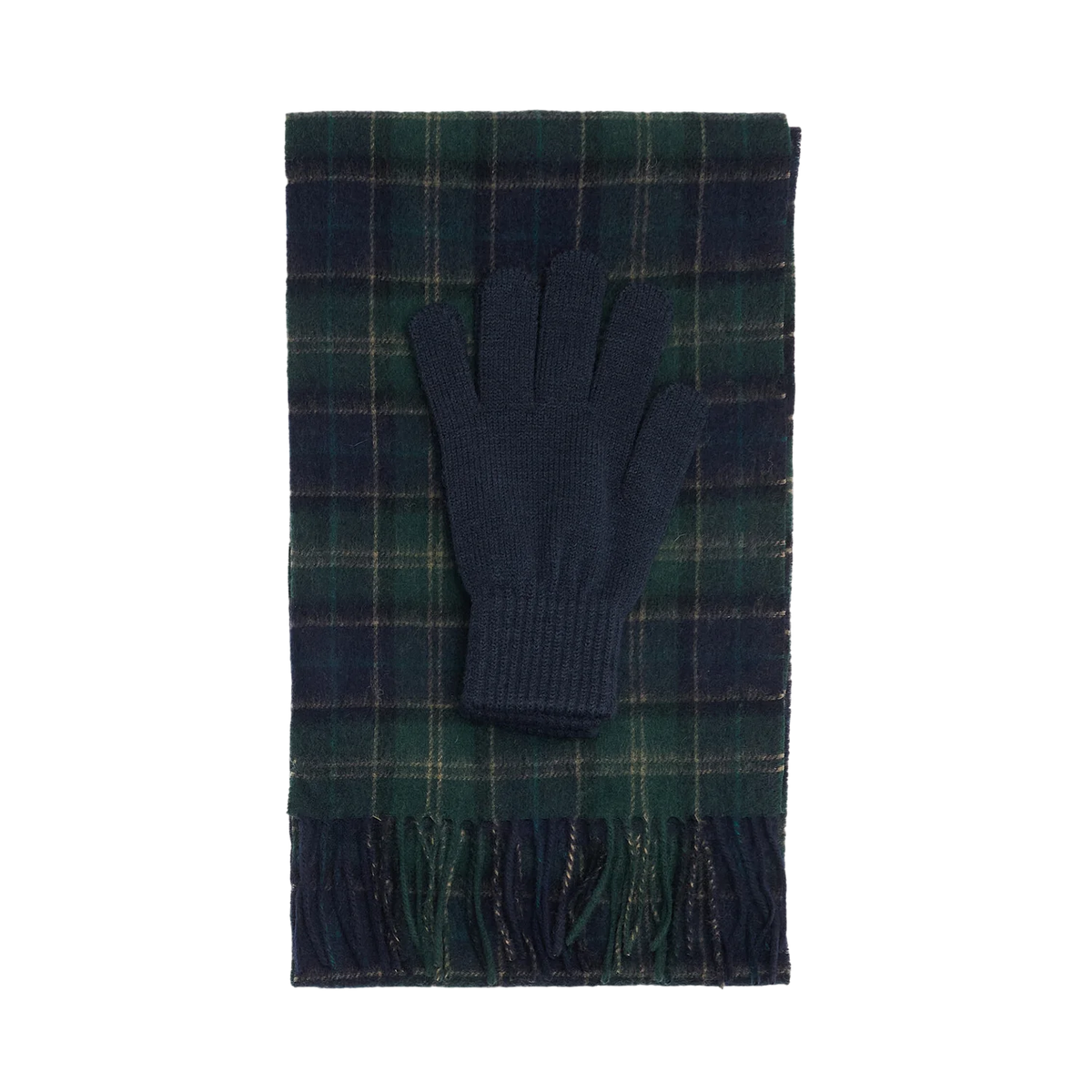 Barbour Tartan Scarf & Glove Gift Set