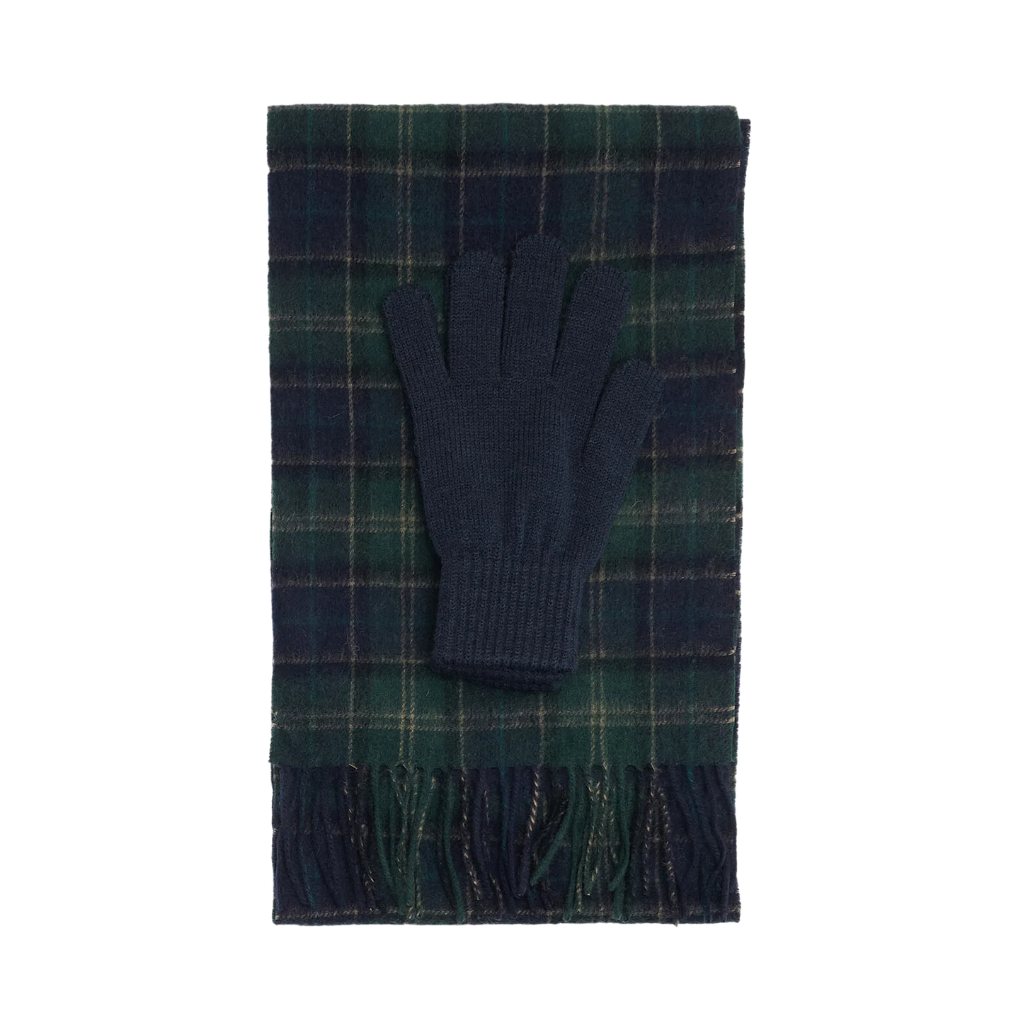 Barbour Tartan Scarf & Glove Gift Set