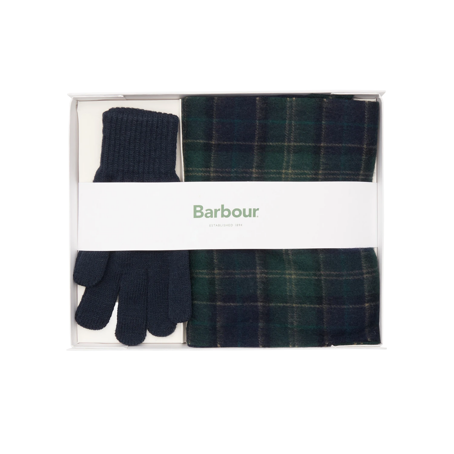 Barbour Tartan Scarf & Glove Gift Set