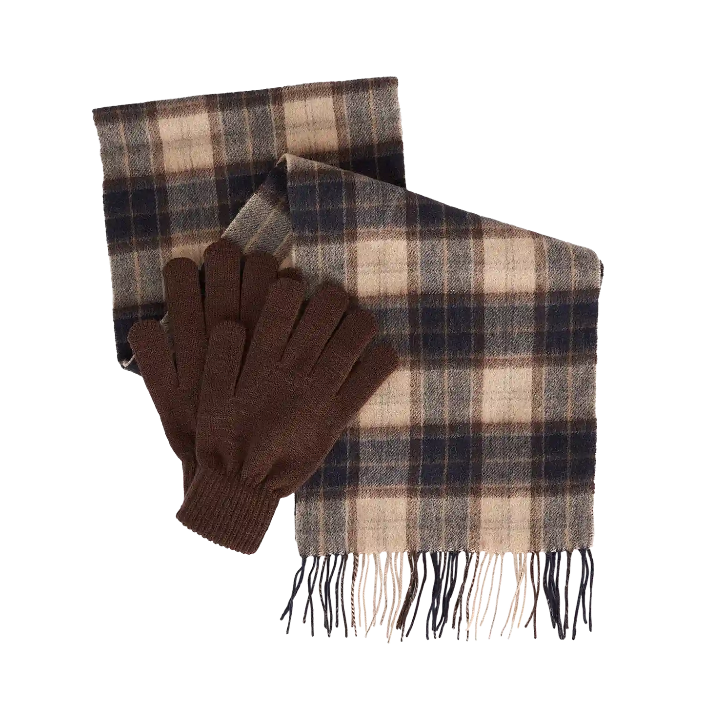 Barbour Tartan Scarf & Glove Gift Set