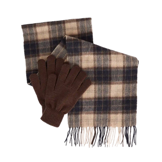 Barbour Tartan Scarf & Glove Gift Set