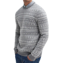 Barbour Stonebeck Fairisle Crew Neck Pulover