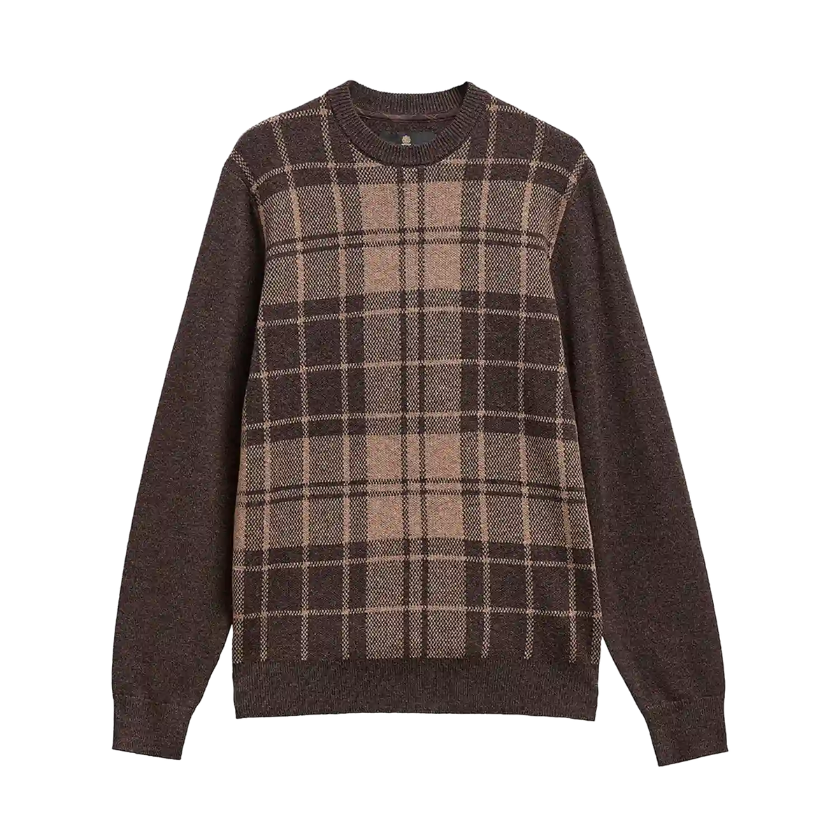 Barbour Mineral Tartan Crew Neck Sweater