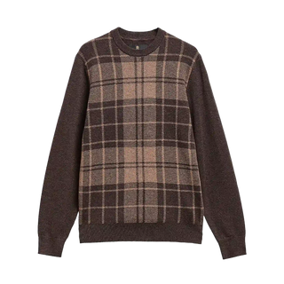 Barbour Mineral Tartan Crew Neck Sweater