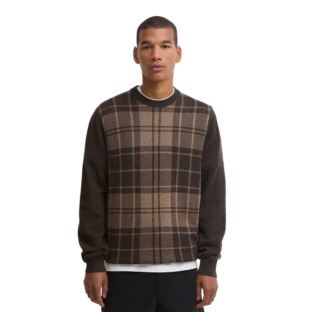 Barbour Mineral Tartan Crew Neck Sweater