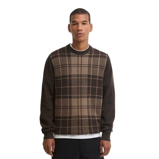 Barbour Mineral Tartan Crew Neck Sweater