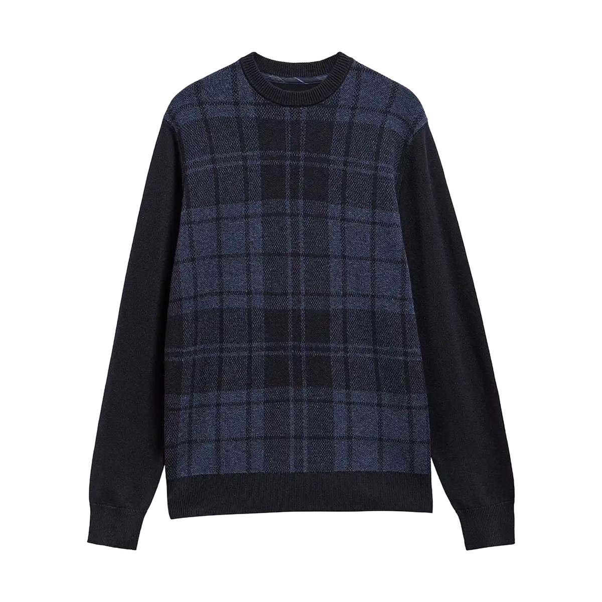 Barbour Mineral Tartan Crew Neck Jumper