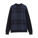 Barbour Mineral Tartan Crew Neck Jumper