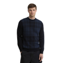 Barbour Mineral Tartan Crew Neck Jumper