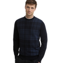 Barbour Mineral Tartan Crew Neck Jumper