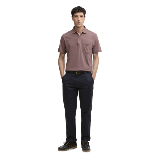 Barbour Steventon Linen Blend Tailored Polo Shirt