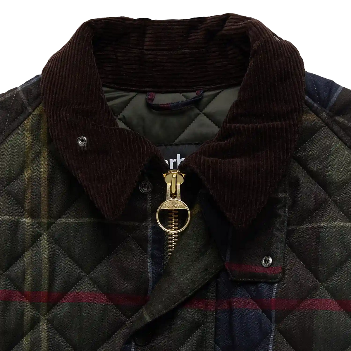 Barbour Tartan Transport Quilted Jakna