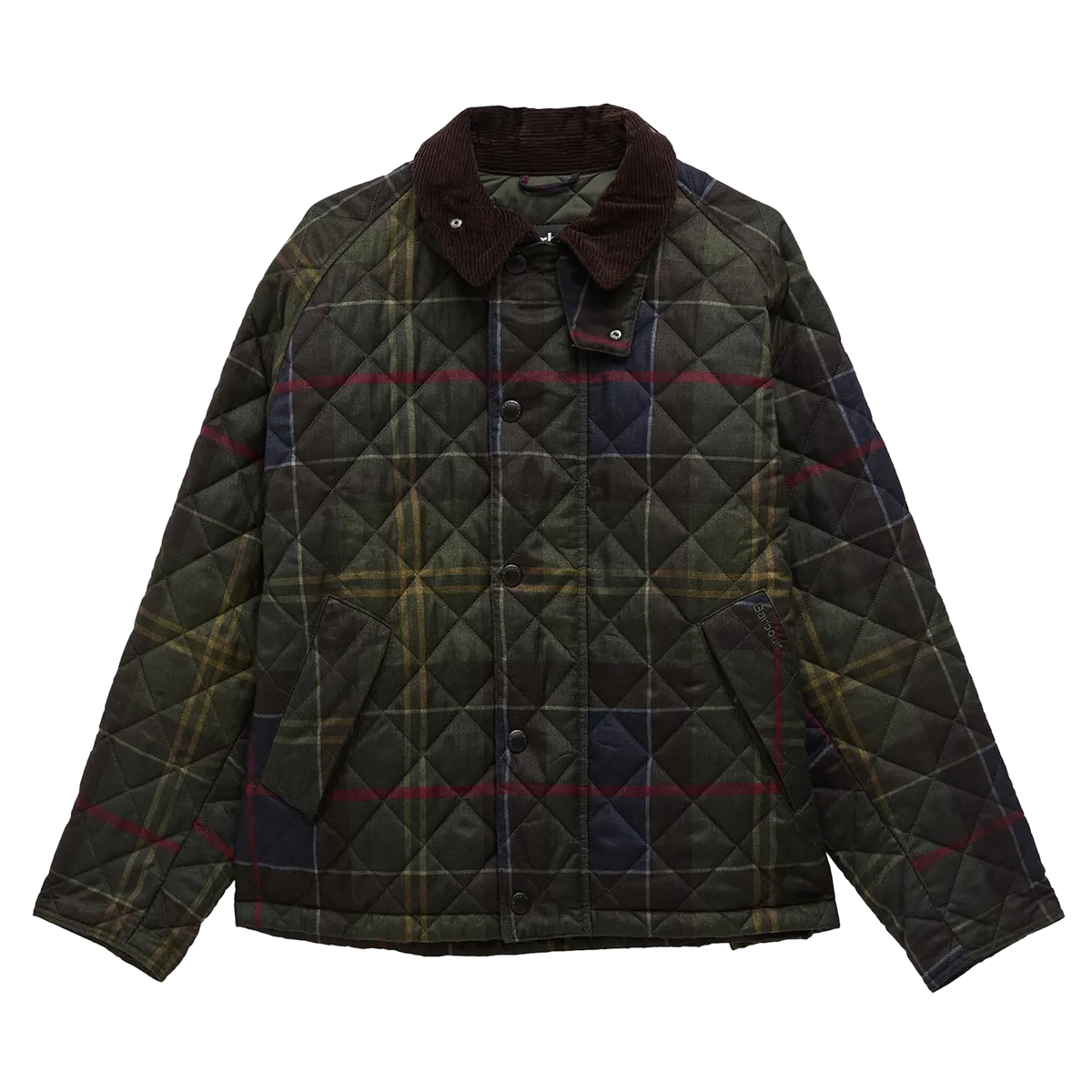 Barbour Tartan Transport Quilted Jakna