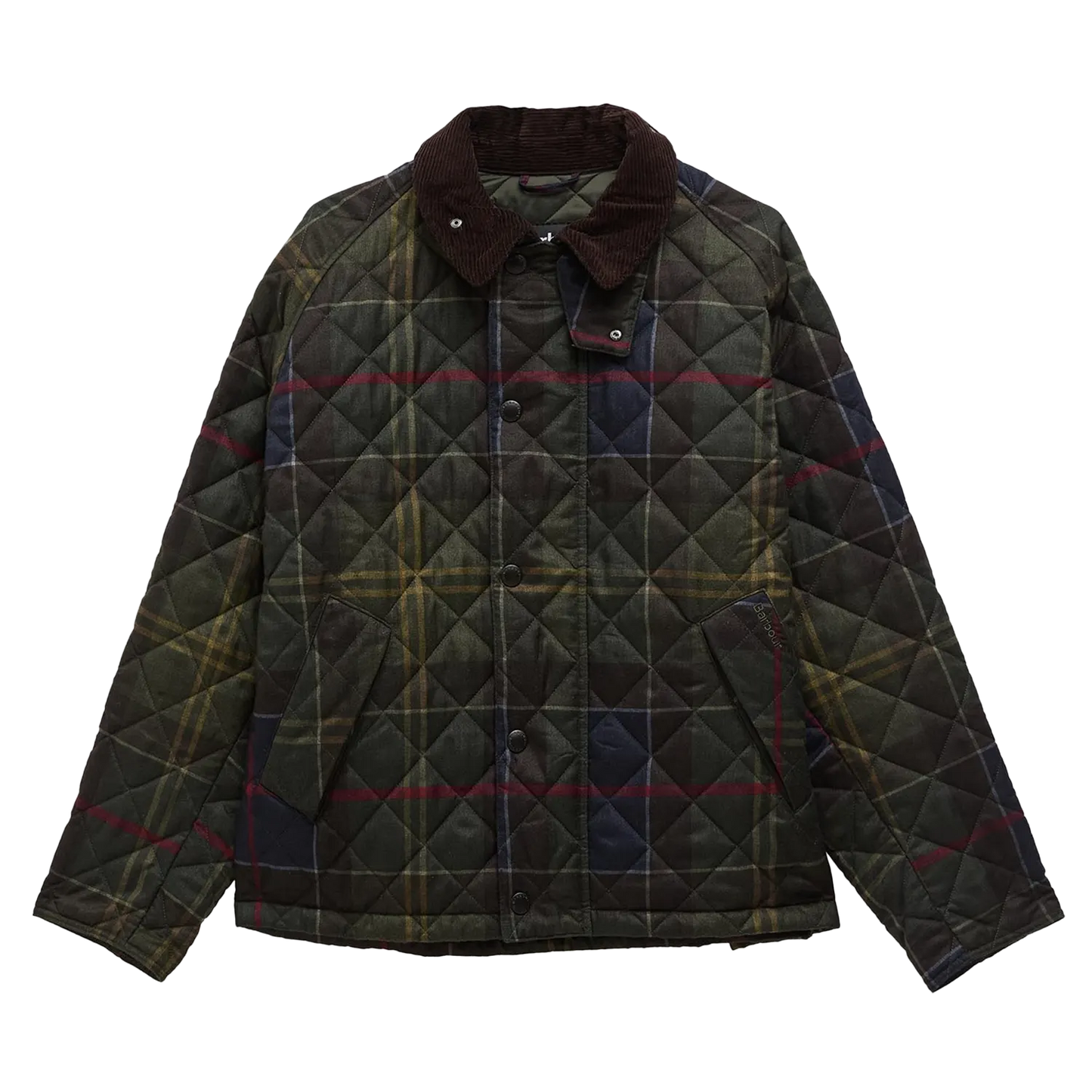 Barbour Tartan Transport Quilted Jakna