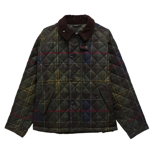 Barbour Tartan Transport Quilted Jacket