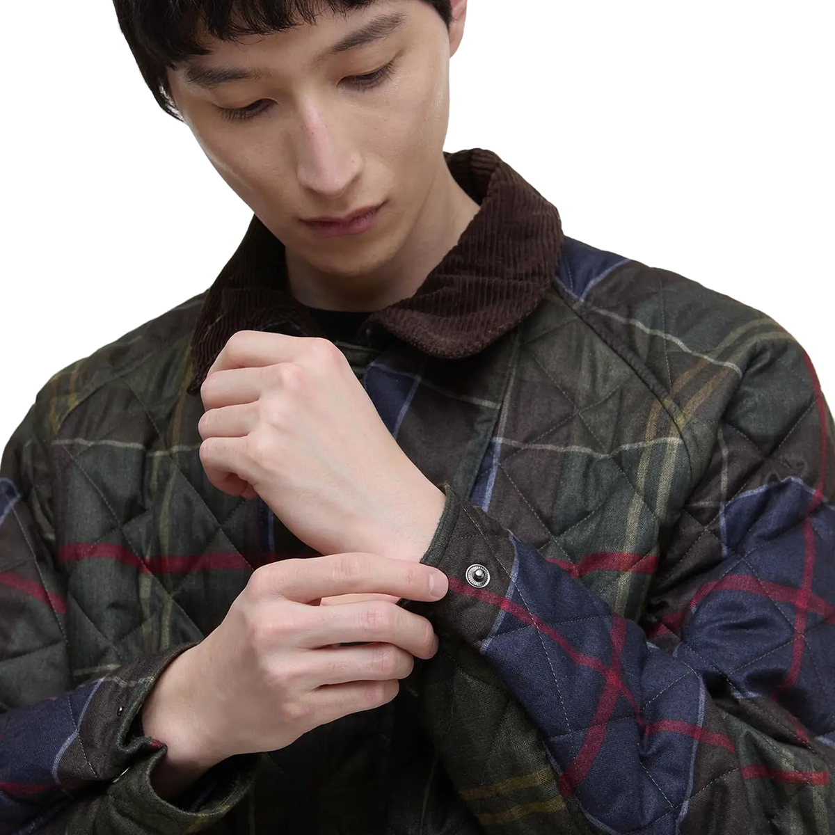 Barbour Tartan Transport Quilted Jakna