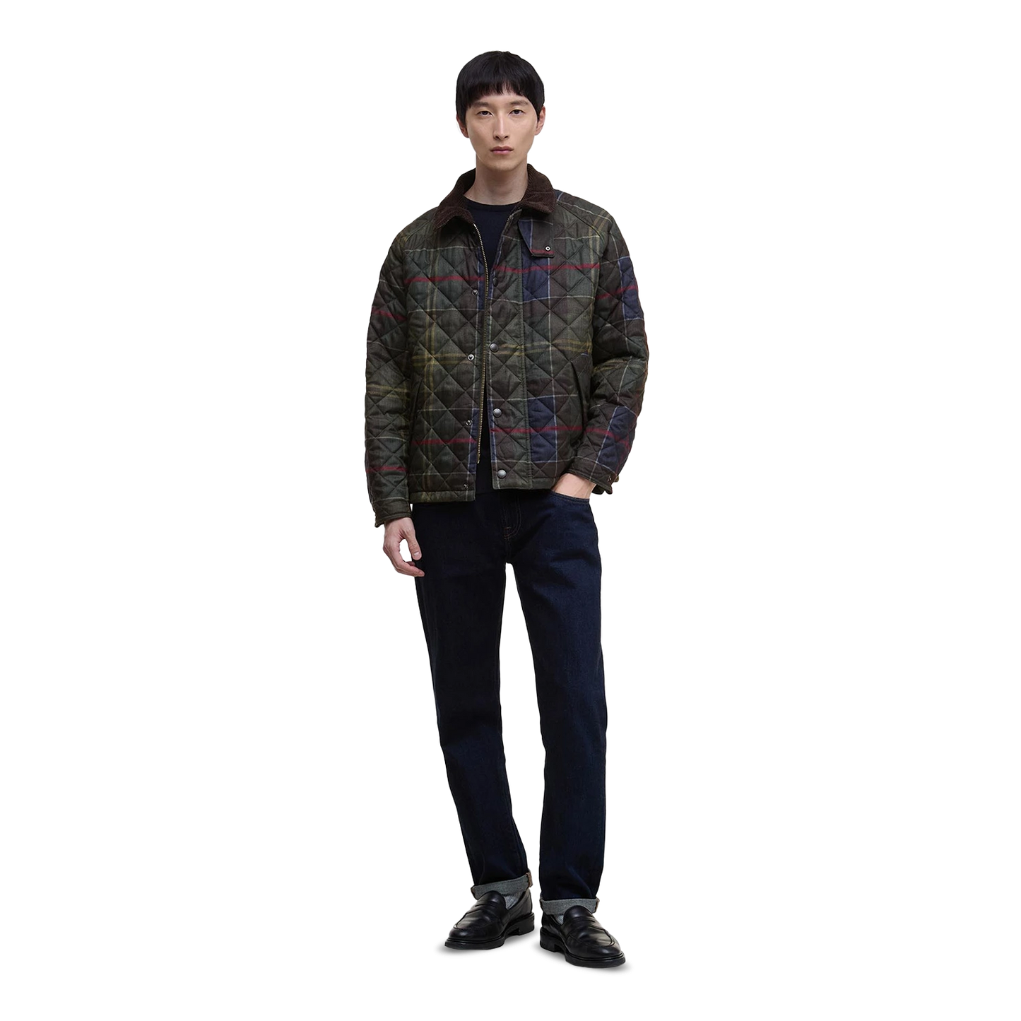 Barbour Tartan Transport Quilted Jakna