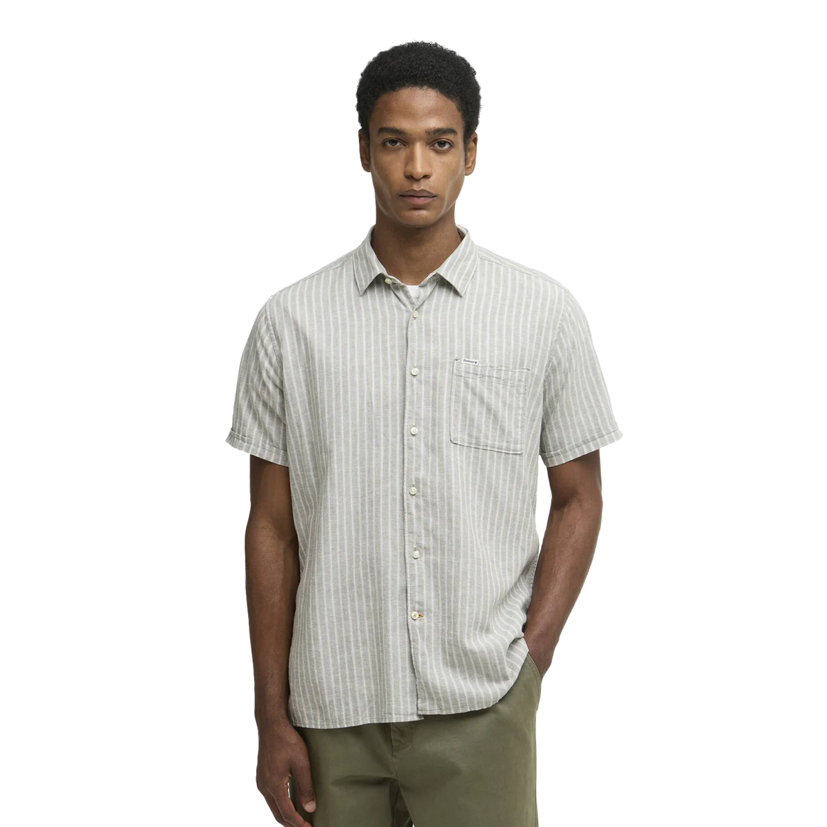 Barbour Nelson Striped Short-Sleeved Srajca
