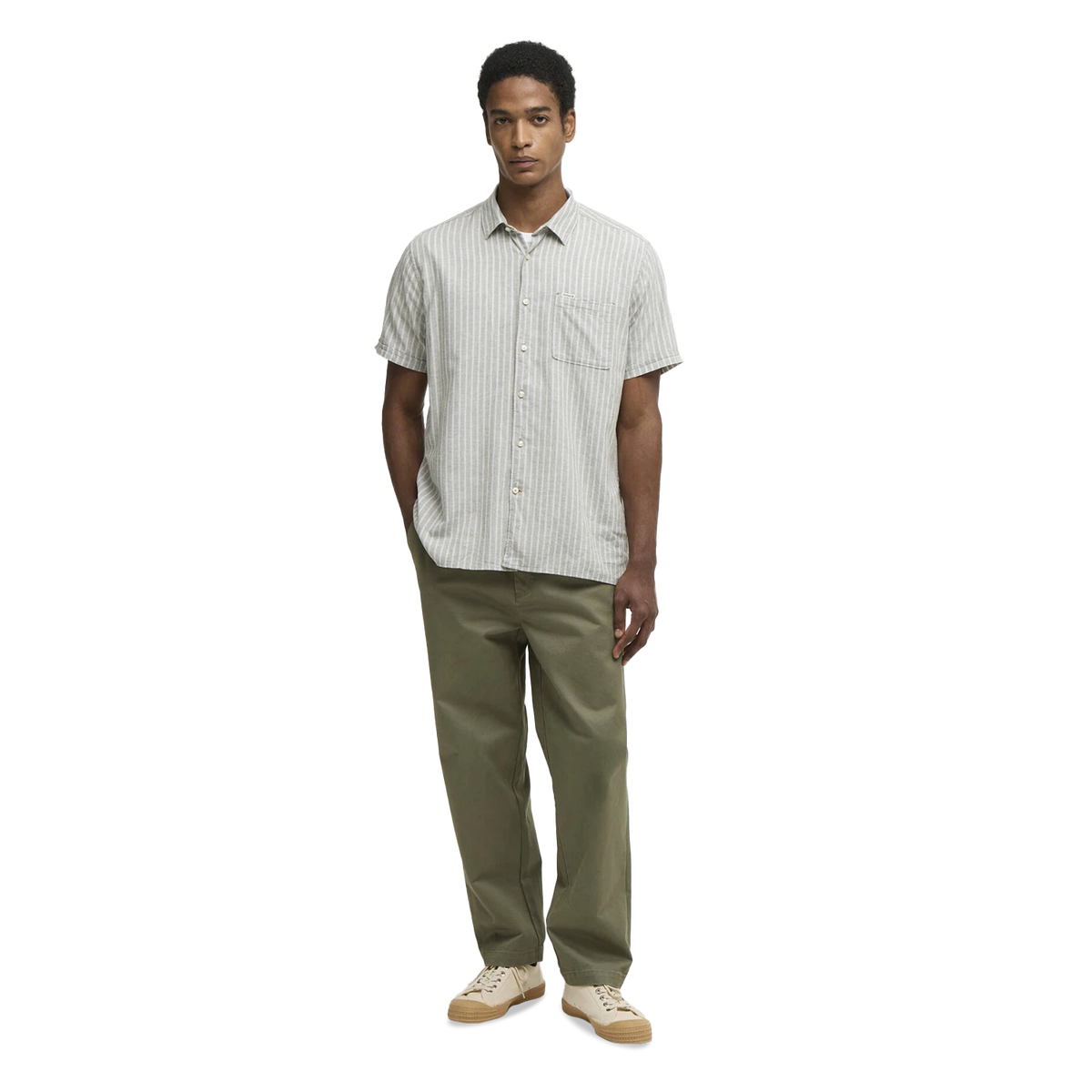 Barbour Nelson Striped Short-Sleeved Srajca