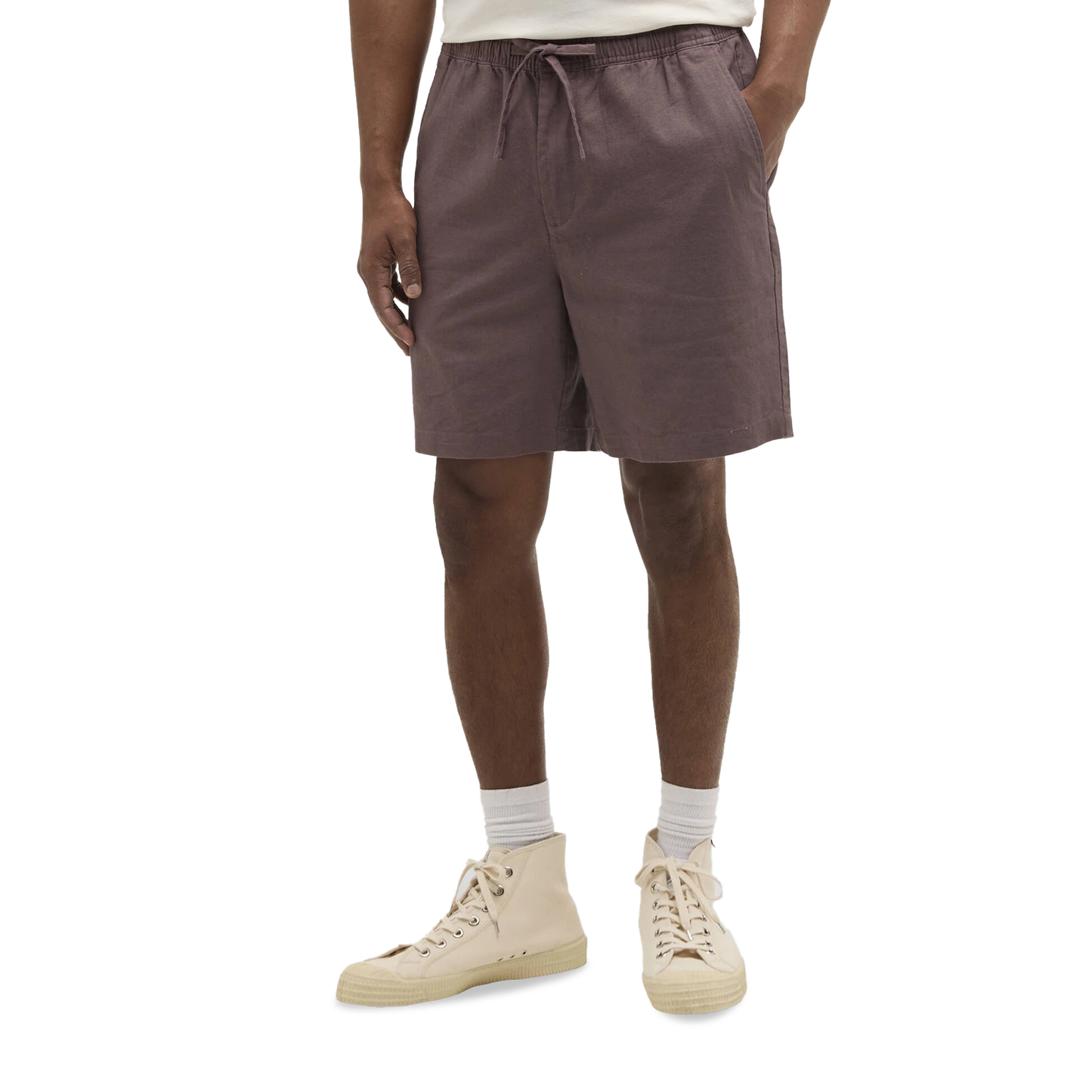 Barbour Cotton Linen Relaxed Shorts