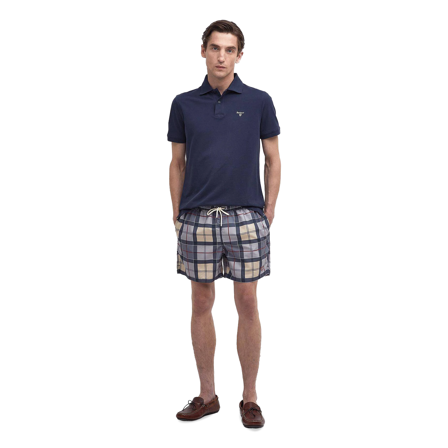Barbour Tartan Kopalne Hlače
