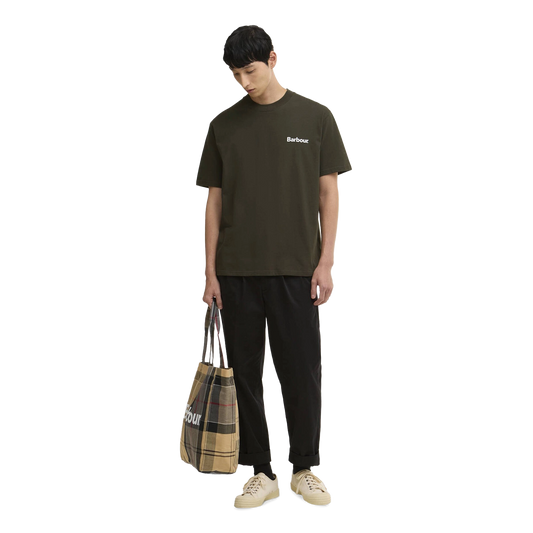 Barbour Crossby Archive Logo Oversized T-Shirt
