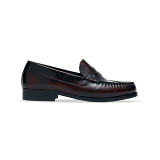 Alohas Rivet Vintage Effect Leather Mokasini