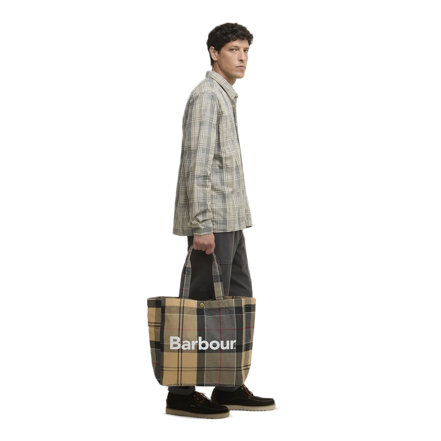 Barbour Telfield Tartan Tote Bag