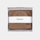 Barbour Carlton Fleck Beanie & Scarf Gift Set