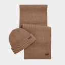Barbour Carlton Fleck Beanie & Scarf Gift Set