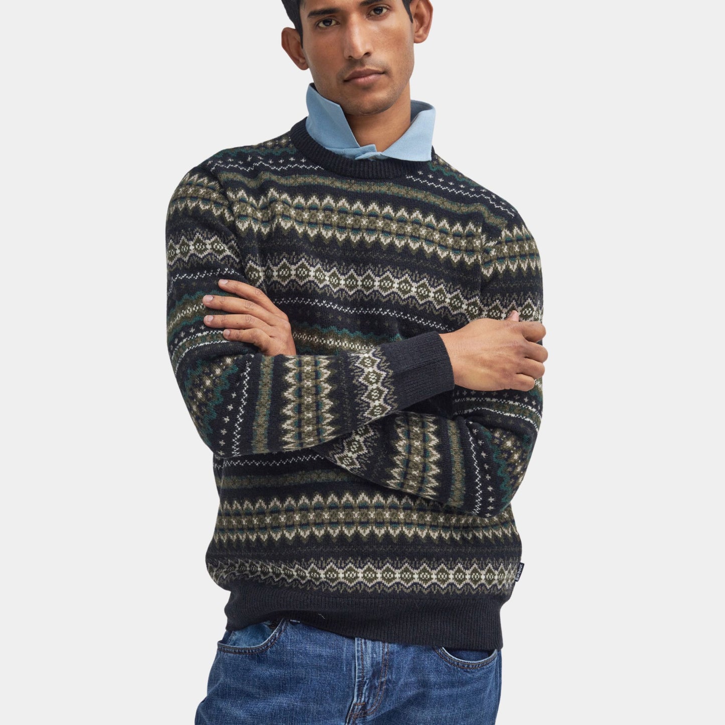 Barbour Case Fair Isle Pulover